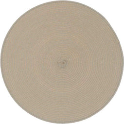 D- Unique Living - Placemat Daisy - Rond - Rotan - Beige - Ø 38cm