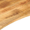 vidaXL - Bureaublad - met - ronding - 110x80x2,5 - cm - massief - ruw - mangohout