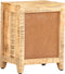 vidaXL - Nachtkastje - 40x30x50 - cm - massief - mangohout
