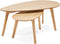 Alterego - STOKOLM - Nesttafels - Beige - 100x50x40 cm