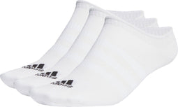 adidas Sportswear - Thin and Light No-Show Sokken - Voetboogondersteuning - Wit (3 paar)