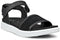 ECCO SOFT SANDAL W - Platte sandalen - Eenvoudig ontwerp - Zwart