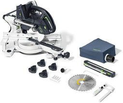 Festool KSC 60 EB-Basic - Accu Afkortzaag KAPEX 216mm 18V - Verstek tot 60° en helling tot 47°