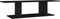 vidaXL - Tv-wandmeubel - 103x30x26,5 - cm - zwart