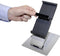 Durable - Tablethouder - 360° draaibaar met anti-diefstal - Zilver
