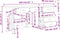vidaXL - Werkbank - 160x60x85 - cm - staal - zwart