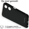 imoshion Hoesje Geschikt voor Oppo A78 (4G) Hoesje Siliconen - imoshion Color Backcover - Zwart