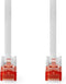 Nedis CAT6 Netwerkkabel - RJ45 Male - RJ45 Male - U/UTP - 0.50 m - Rond - PVC - Wit - Envelop