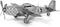 Metal Earth Modelbouw 3D Mustang P51 - Metaal