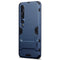 Qubits - Double Armor Layer hoes met stand - Geschikt voor Xiaomi Mi 10 - Blauw