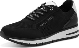MARCO TOZZI 23737 - Dames Sneakers - Soft Lining - uitneembaar voetbed - Zwart Comb - MAAT 41