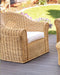 LIVADEIA - Tuinfauteuil - Natuurlijk - Rotan