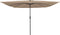 vidaXL - Vierkante - Tuinparasol - met - LED - Verlichting - 295x245 - cm - Taupe