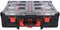 Milwaukee PACKOUT™ Diepe Organiser - Slagvast - IP 65 - Zwart Rood