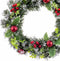 Christmas Kerstkroon Rood Multicolour Plastic 40 Cm