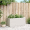 vidaXL - Plantenbak - 80x36x35 - cm - polypropeen - wit