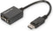 DisplayPort to VGA adapter Digitus by Assmann DB-340403-001-S Black 15 cm