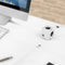 DesignNest PowerCube Extended Duo USB - Type E met aardepin (België) - 1.5 meter kabel - Wit/Grijs - 3 stopcontacten - 2 USB laders - stekkerdoos - stekkerblok - telefoonlader - oplader