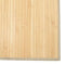 vidaXL - Vloerkleed - rechthoekig - 80x300 - cm - bamboe - lichtnaturel