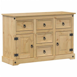 vidaXL - Dressoir - Corona - 112x40x75 - cm - massief - grenenhout