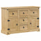 vidaXL - Dressoir - Corona - 112x40x75 - cm - massief - grenenhout