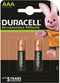 Duracell Recharge Ultra AAA - Oplaadbare batterijen - 800mAh - (4 stuks)