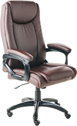 Directeursstoel Draaibaar GRACEFUL Kunstleer Donkerbruin