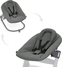 Hauck Alpha Bouncer Premium - Wipstoel - 5-puntsharnas - Dark Grey