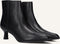 Unisa Lomas - Enkellaarsjes met rits - Kitten heel 6 cm - Zwart - Maat 39