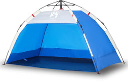 vidaXL - Strandtent - 2-persoons - waterdicht - snelontgrendeling - azuurblauw