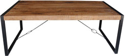 D - Livingfurn - Eetkamertafel Strong - U-Poten - Mango Hout - 200cm