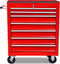 vidaXL - Gereedschapswagen - 7 - lades - rood