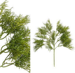 PTMD Leaves Plant Kunststruik - 31 x 25 x 63 cm - Groen