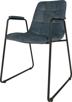 Eetkamerstoel Maxime Velvet Petrol