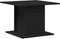 vidaXL - Salontafel - Zwarte - Eik - 55,5x55,5x40 - cm - Bewerkt - Hout
