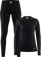 Craft Baselayer Set - Thermoset Dames - Zacht en comfortabel - Black/Granite