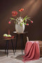 Mica Decorations Saul Tulp Vaas - 25 x 15,5 x 42 cm - Keramiek - Grijs