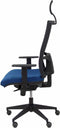 Bureaustoel met hoofdsteun Horna Piqueras y Crespo BALI200 Marineblauw