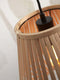 GOOD&MOJO Vloerlamp Merapi - Bamboe Zwart - 57x30x150cm - Modern - Staande lampen voor Woonkamer - Slaapkamer