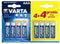 Varta 4903121448 - Alkaline batterij AAA - 10% meer energie - Geel