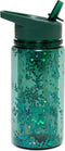 Petit Monkey Snackdozen + Drinkfles Upside Down Animals/Glitter Back to School set - Groen