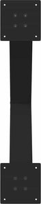 vidaXL - Eettafelpoten - 3 - st - X-vormig - 70x(72-73) - cm - staal - zwart