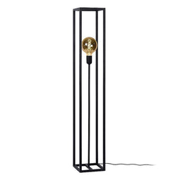 Atmooz - Vloerlamp Aiko - Staande Lamp - Stalamp - Woonkamer - Zwart - Hoogte 125cm - Metaal