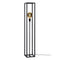 Atmooz - Vloerlamp Aiko - Staande Lamp - Stalamp - Woonkamer - Zwart - Hoogte 125cm - Metaal