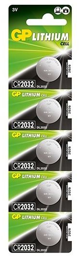 GP CR2032 - Batterij - 3V Lithium - 220mAh
