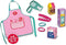 SES - Petits Pretenders - Verkleedkledingset kapper - met schort, kam, fohn en kapper producten