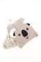 Deken Crochetts Deken Grijs Koala 85 x 145 x 2 cm