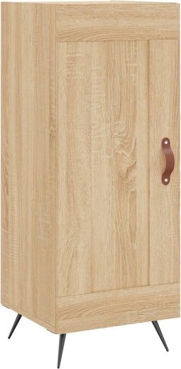 vidaXL - Dressoir - 34,5x34x90 - cm - bewerkt - hout - sonoma - eiken