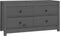 vidaXL - Dressoir - 100x40x54 - cm - massief - grenenhout - grijs