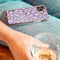 iMoshion Hoesje Geschikt voor iPhone SE (2022) / SE (2020) / 8 / 7 Hoesje Siliconen - iMoshion Design hoesje - Transparant / Paars / Design Leopard Lilac